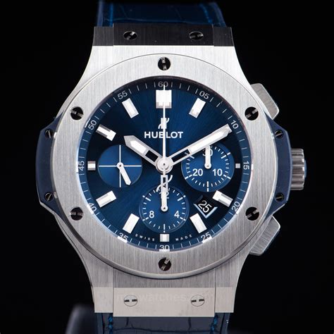 hublot big bang steel blue price|big bang chronograph hublot.